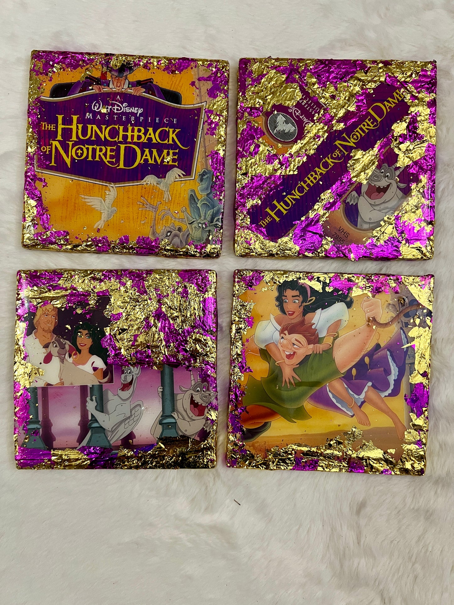 he Hunchback of Notre Dame VHS Coaster Set