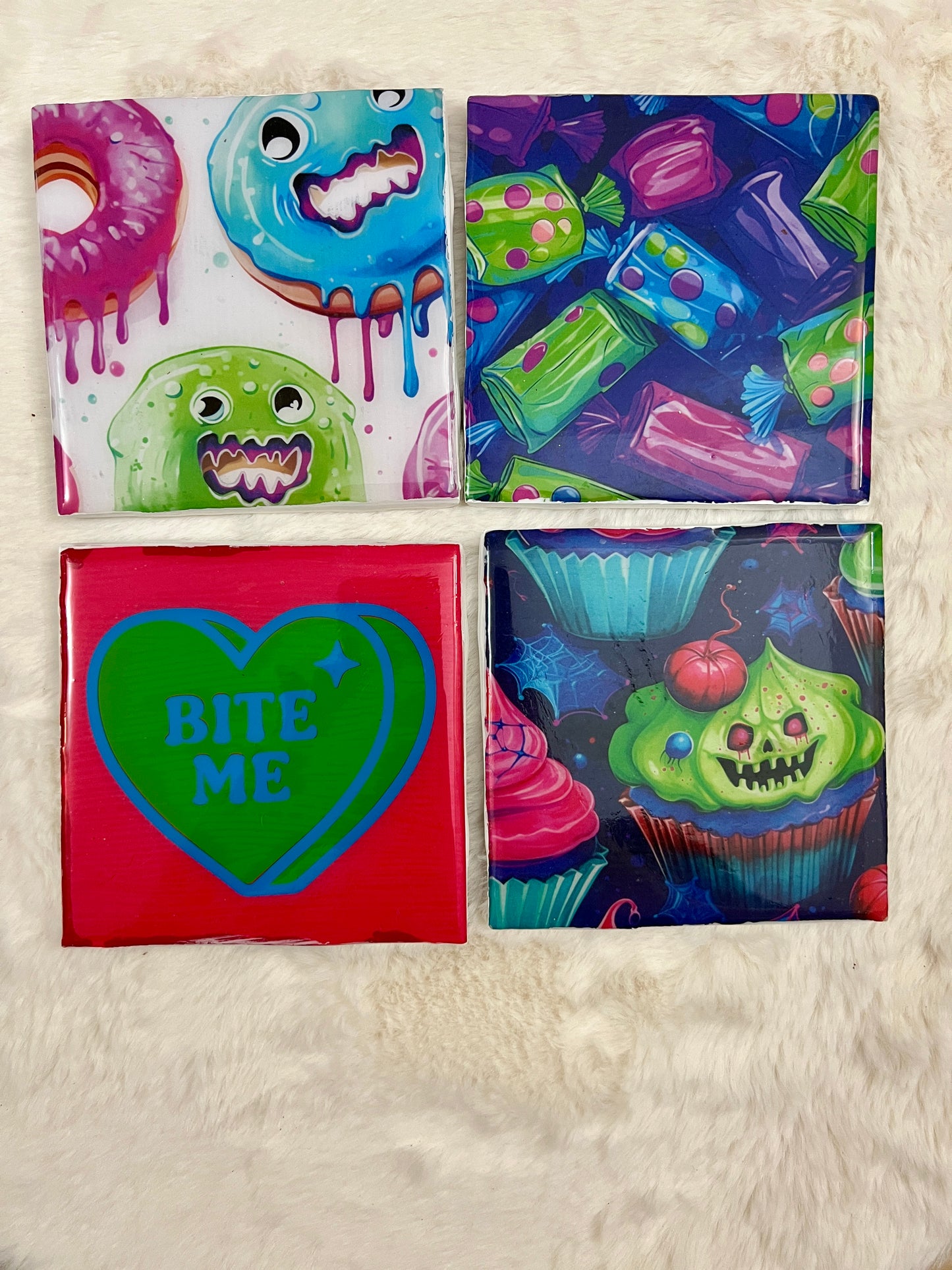 Take A Bite Coaster Set