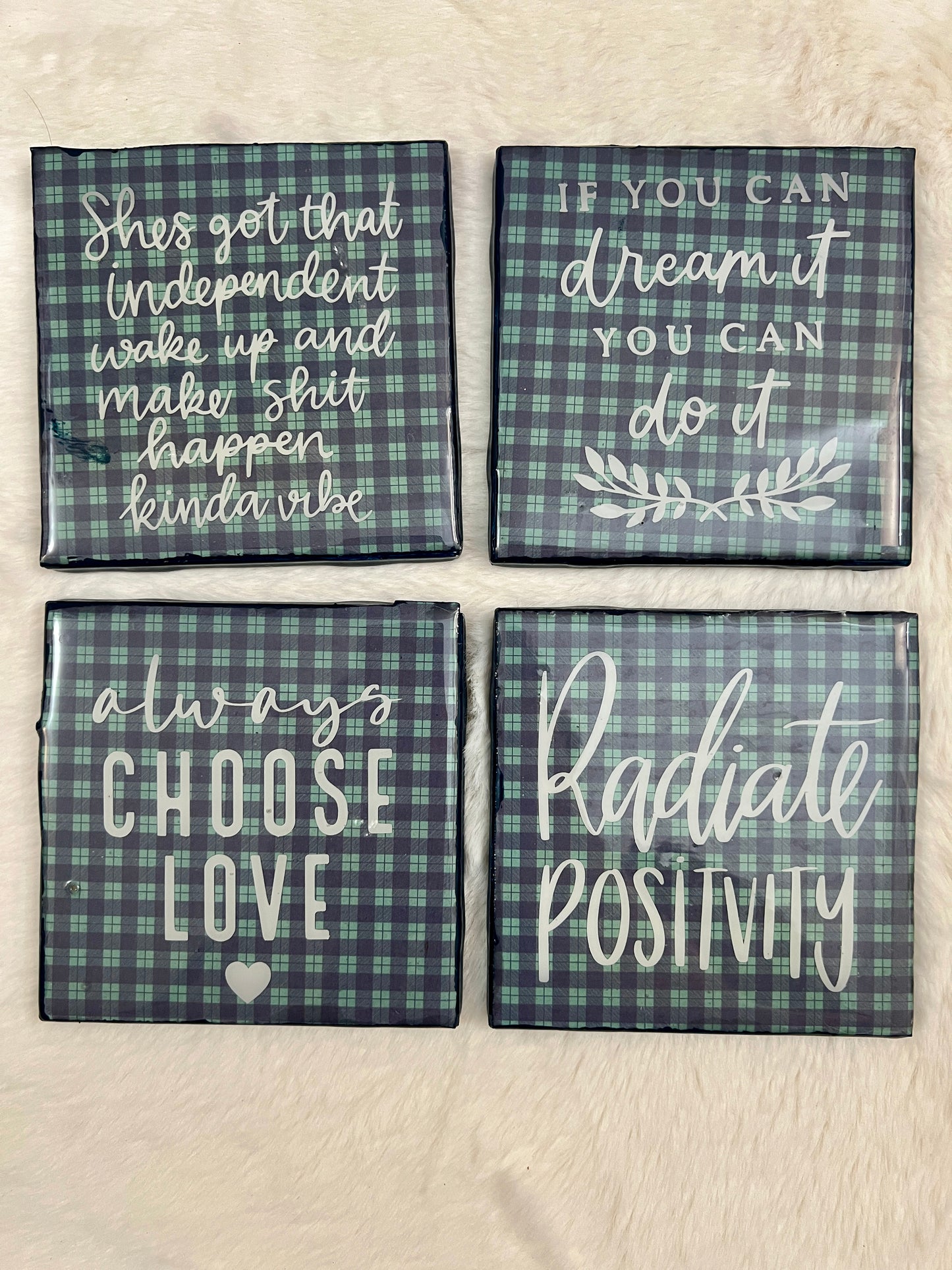 A Positive Way Coaster Set