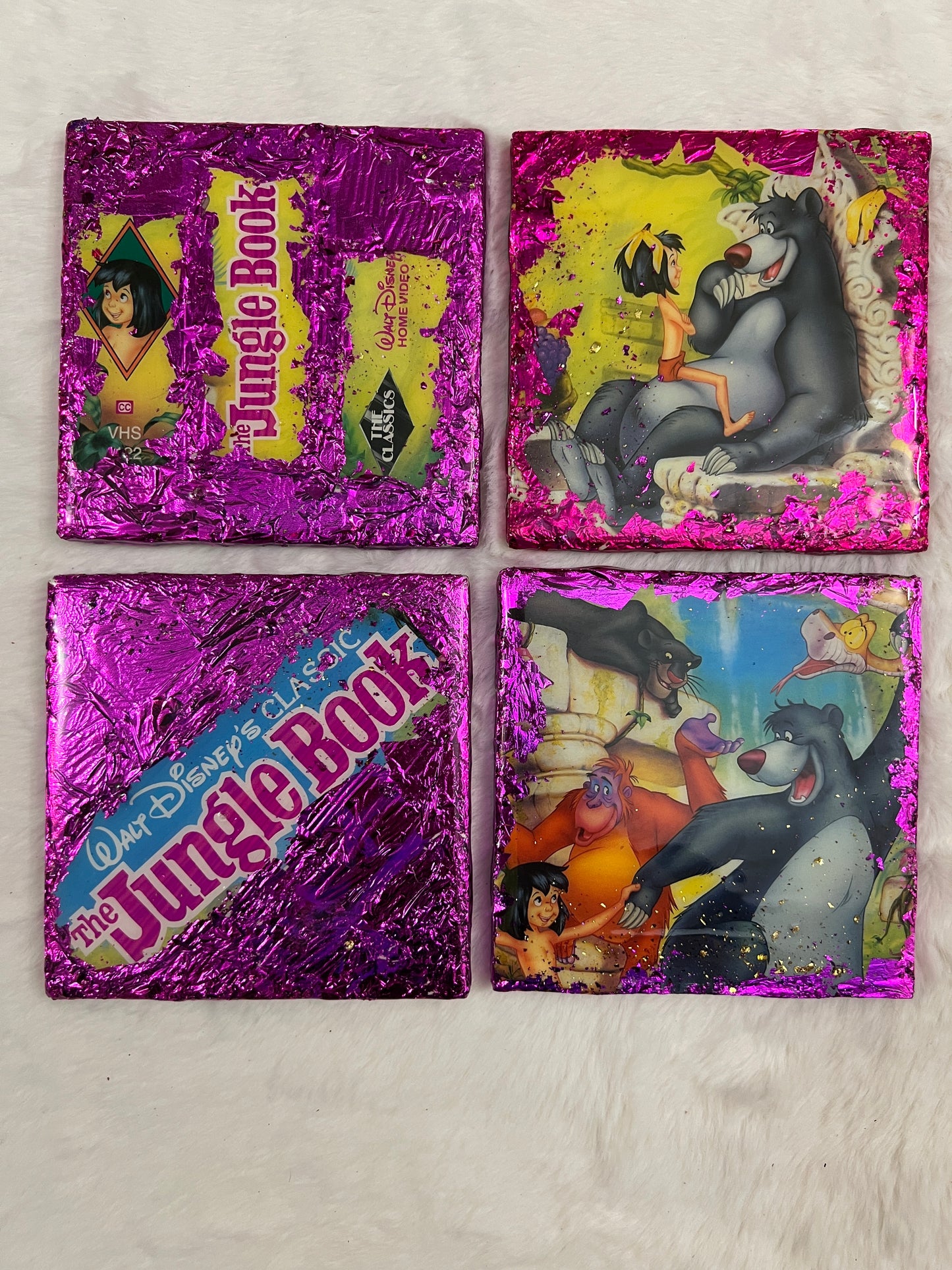 The Jungle Book VHS Coaster Set