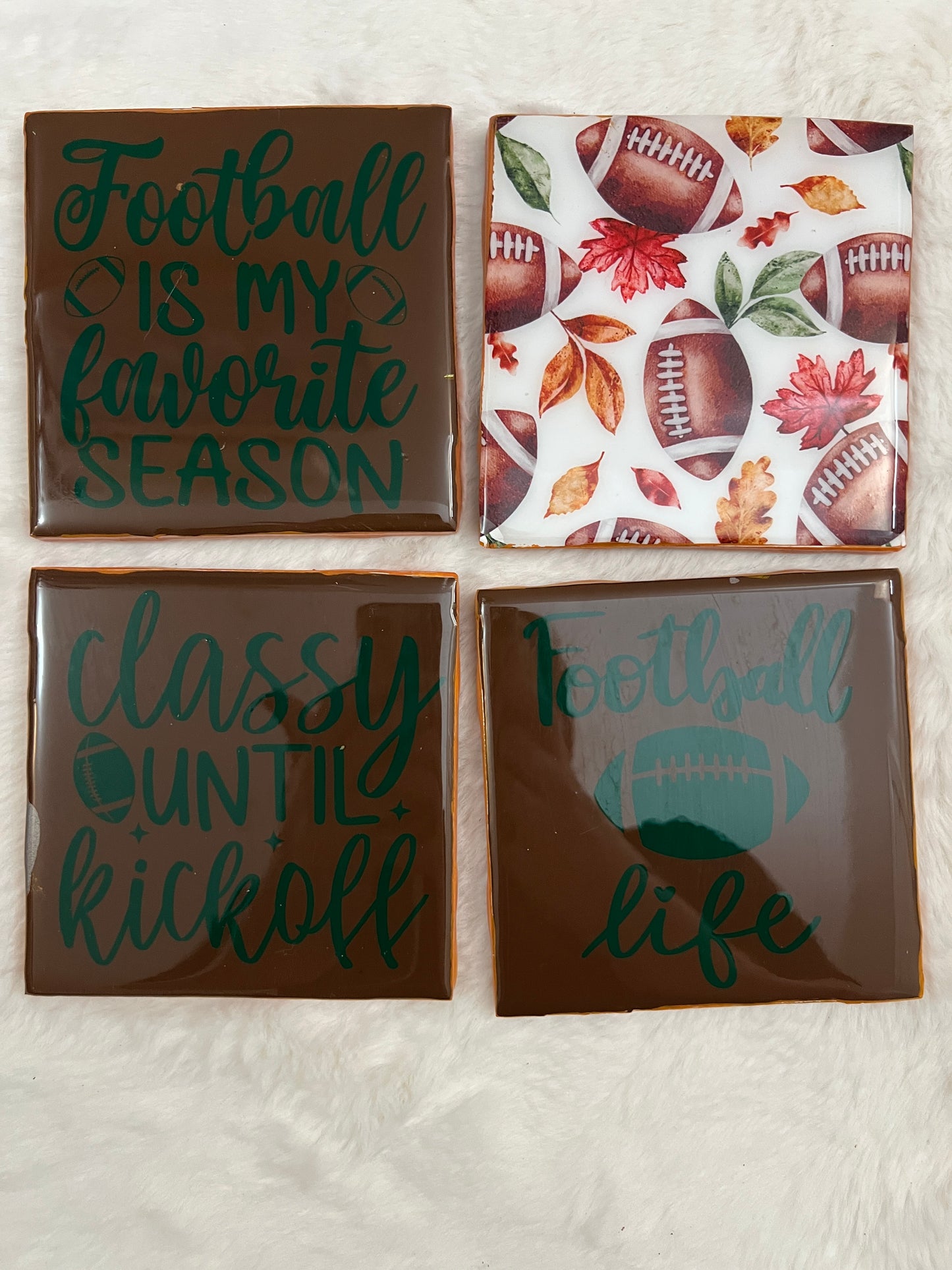 Football Time Coaster Set