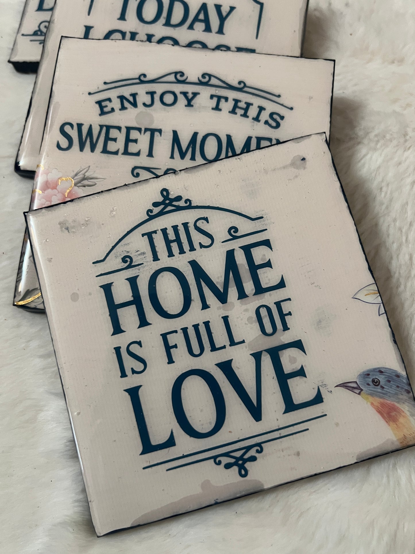 Sweet Moments Coaster Set