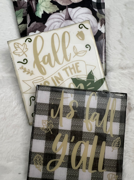 Fall Delights Coaster Set