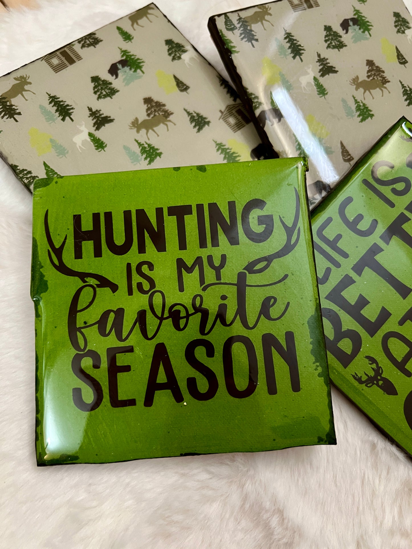 Hunting Season Coaster Set