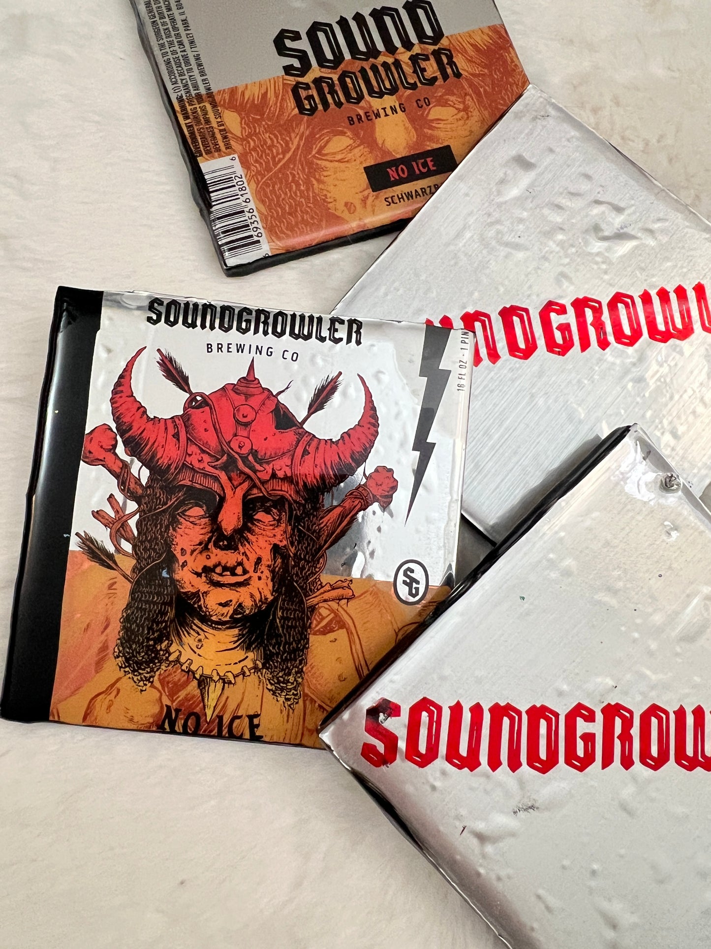 Soundgrowler Brewing - No Ice Coaster Set