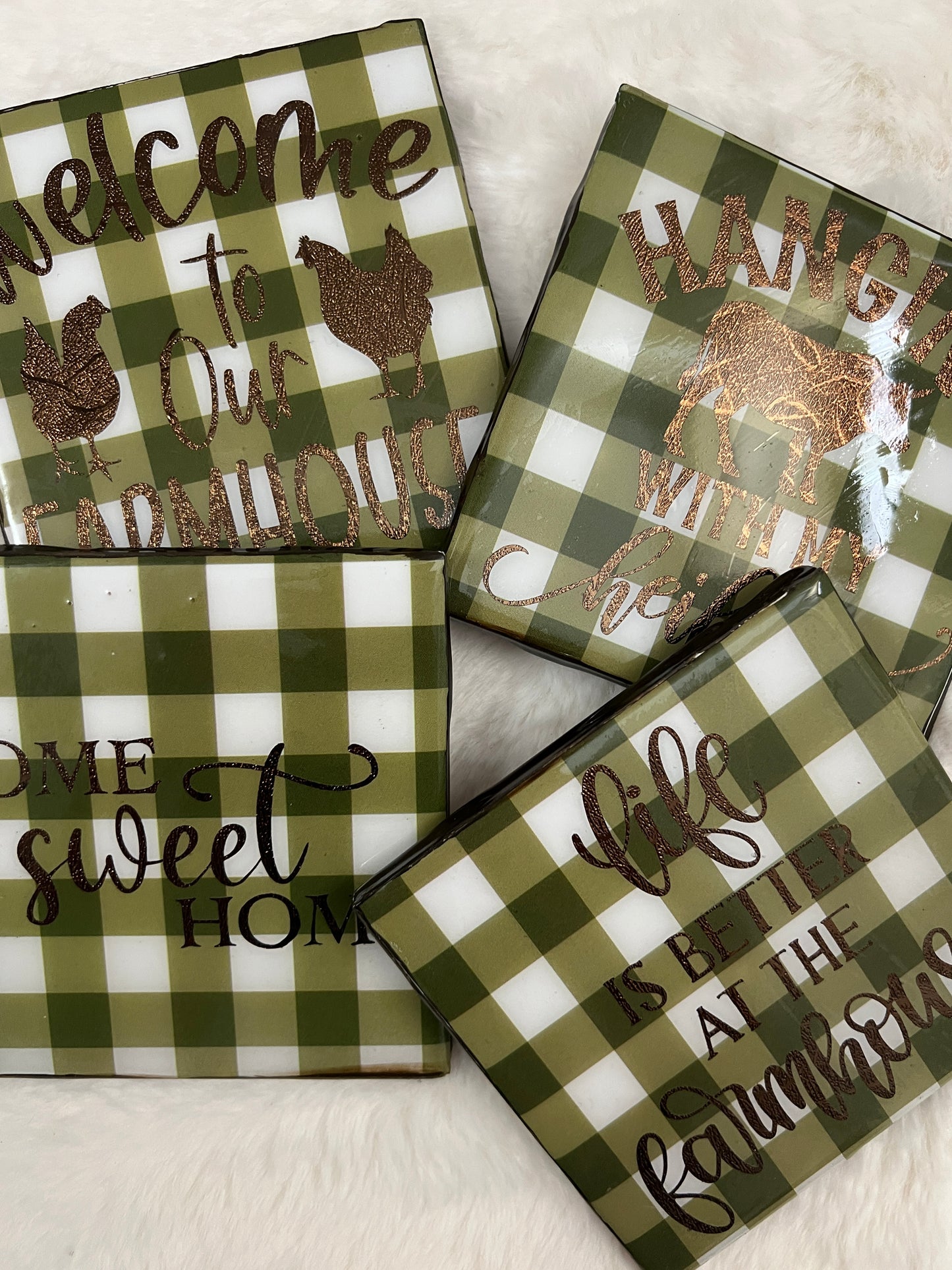 Farmhouse Living Coaster Set