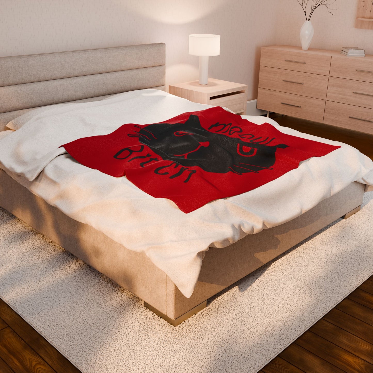 Meow B*tch Velveteen Plush Blanket