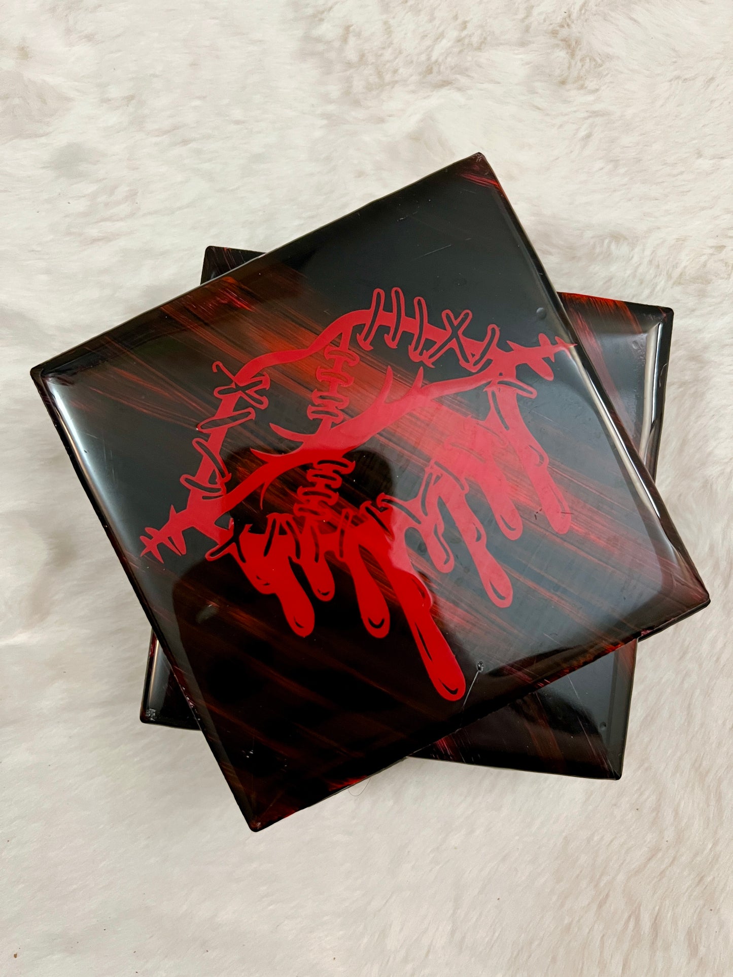 Lips of Silence Coaster Set