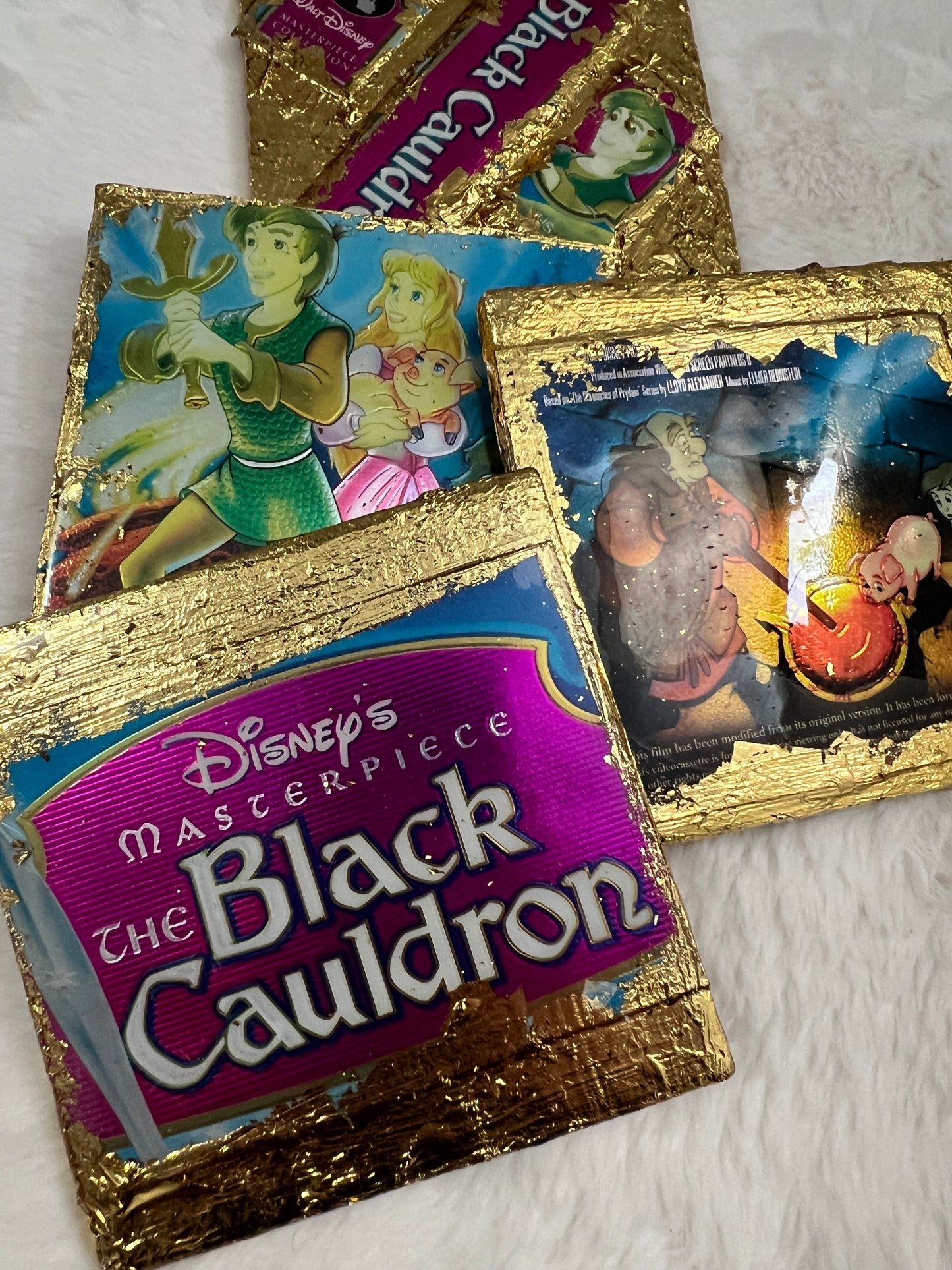 The Black Cauldron VHS Coaster Set