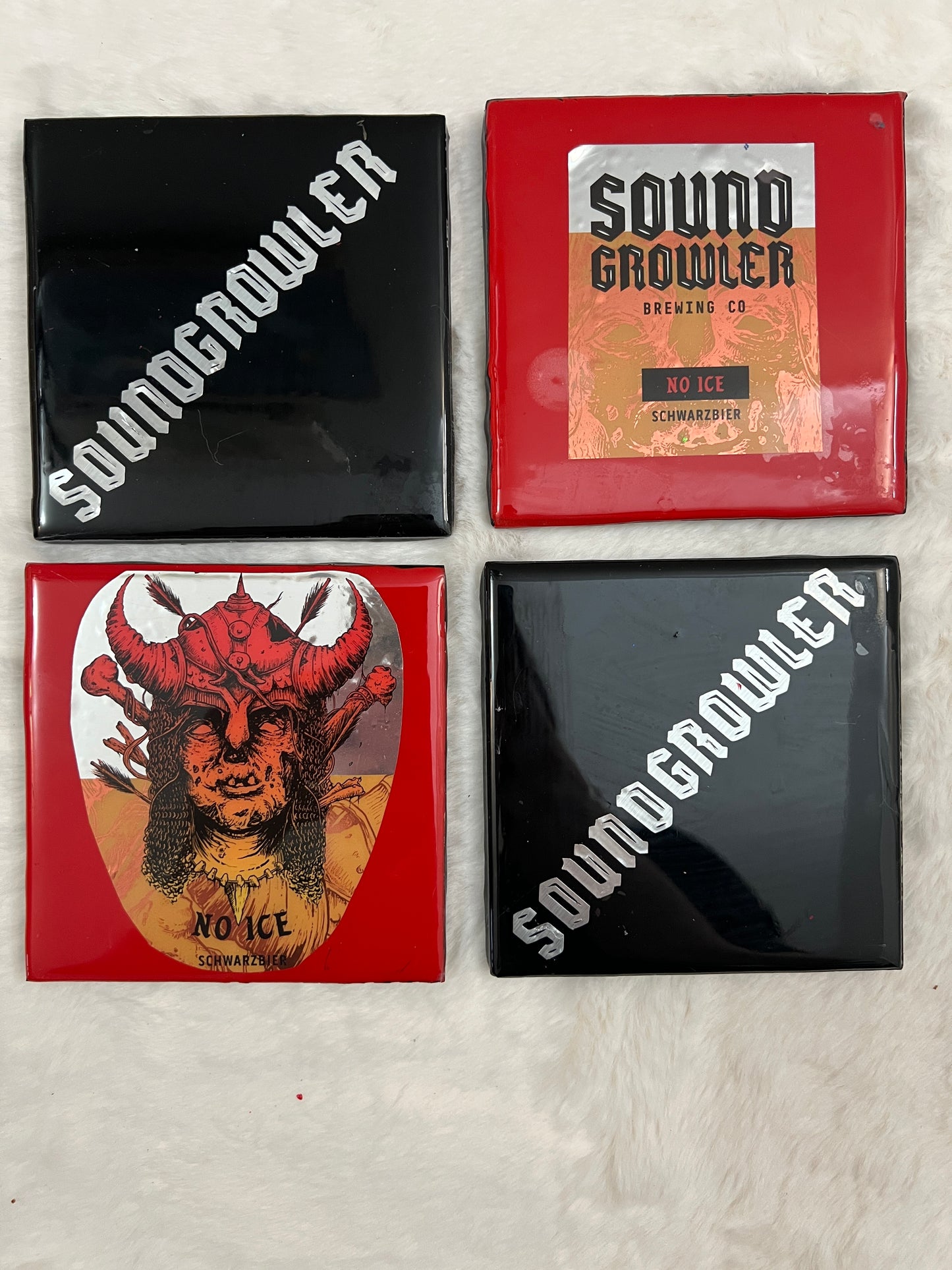 Soundgrowler Brewing - No Ice Coaster Set