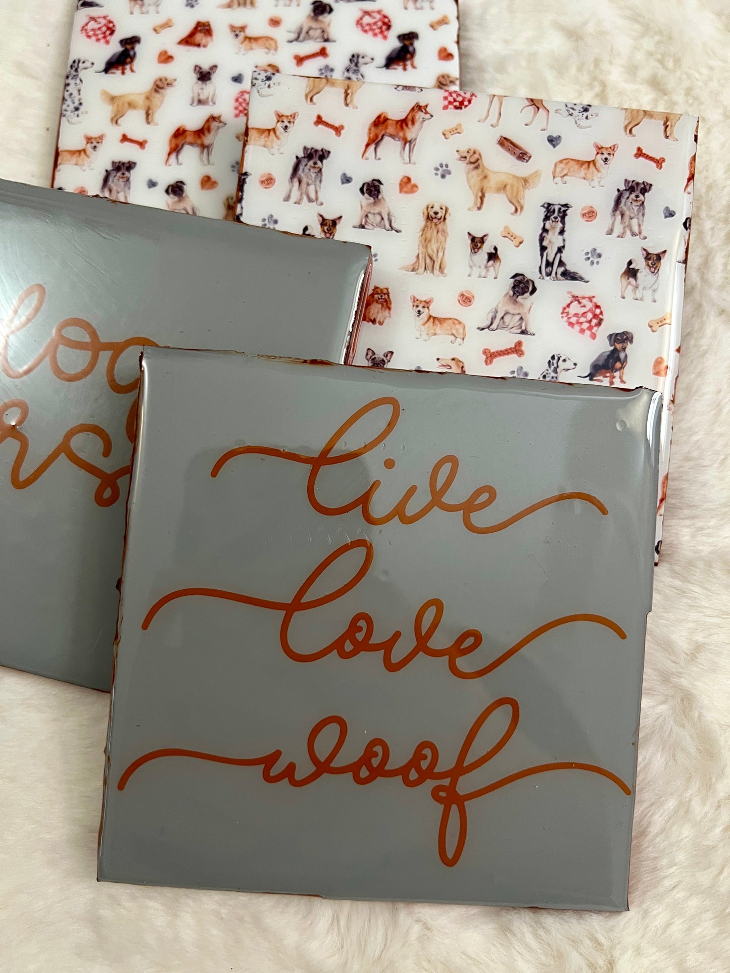 Dog Person Coaster Set