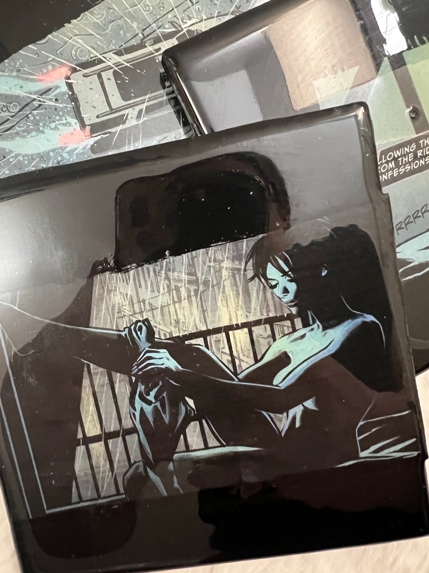 Cat Woman Comic Coaster Set