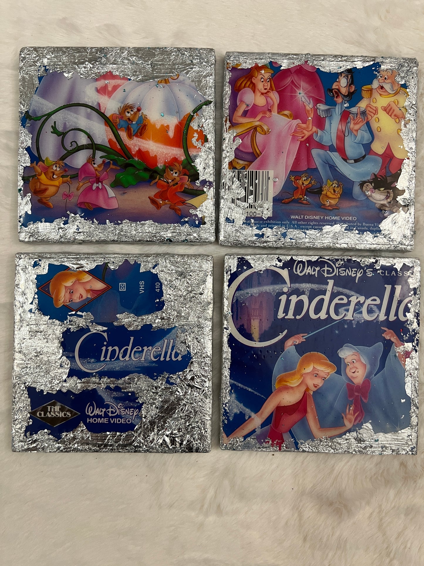 Cinderella VHS Coaster Set
