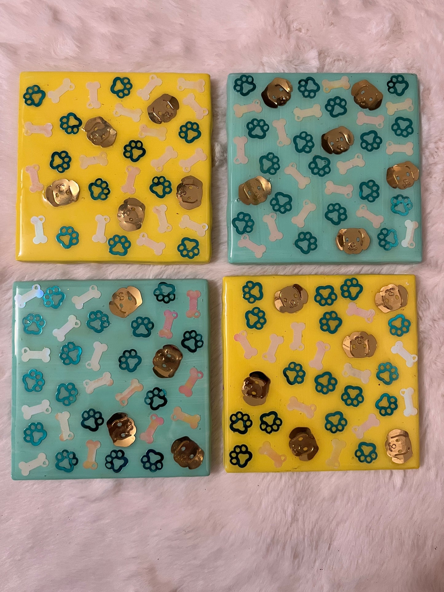 A Dog's Life Coaster Set