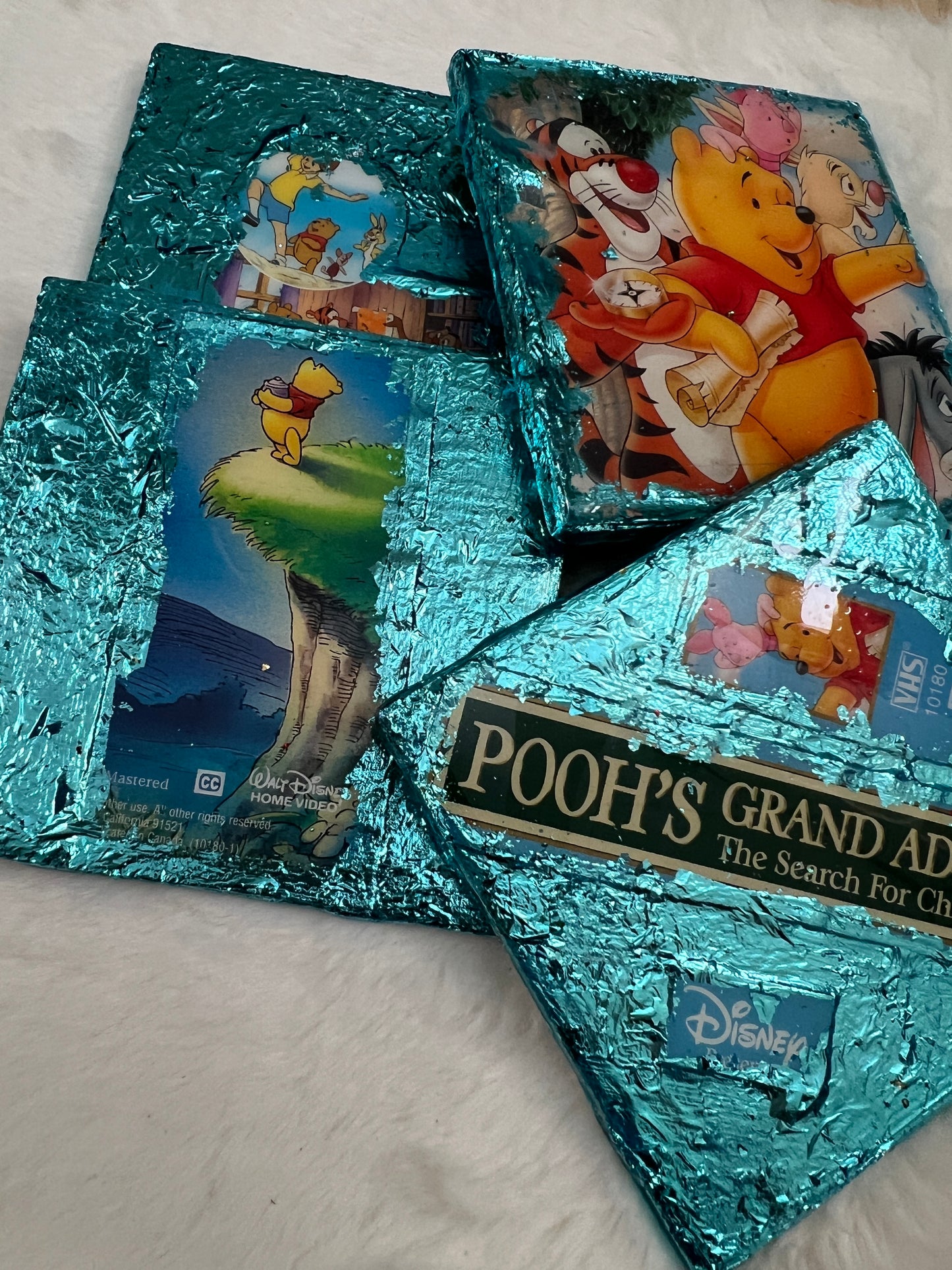 Winnie the Pooh VHS Coaster Set