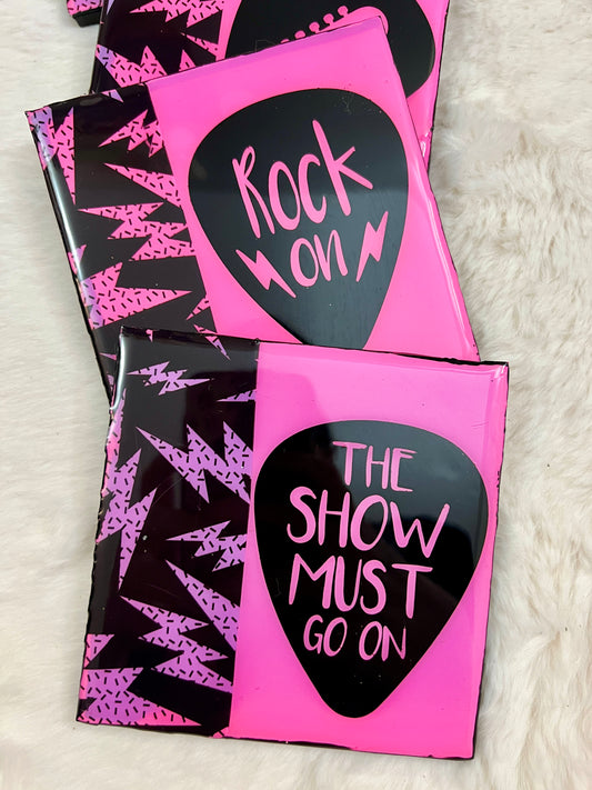 Guitar Picks Coaster Set