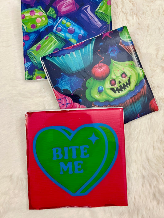 Take A Bite Coaster Set