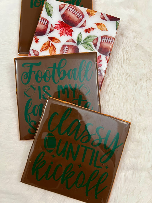 Football Time Coaster Set