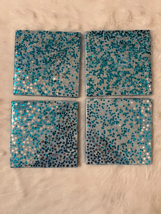 Sparkle & Stars Coaster Set