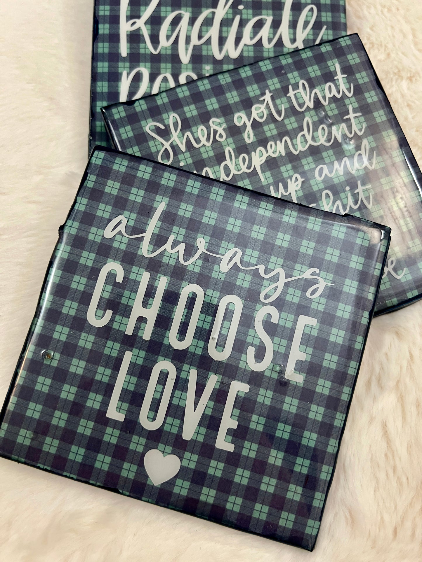 A Positive Way Coaster Set