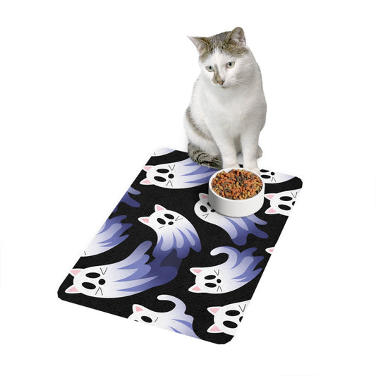 Ghost Kitty's Pet Food Mat (12x18)