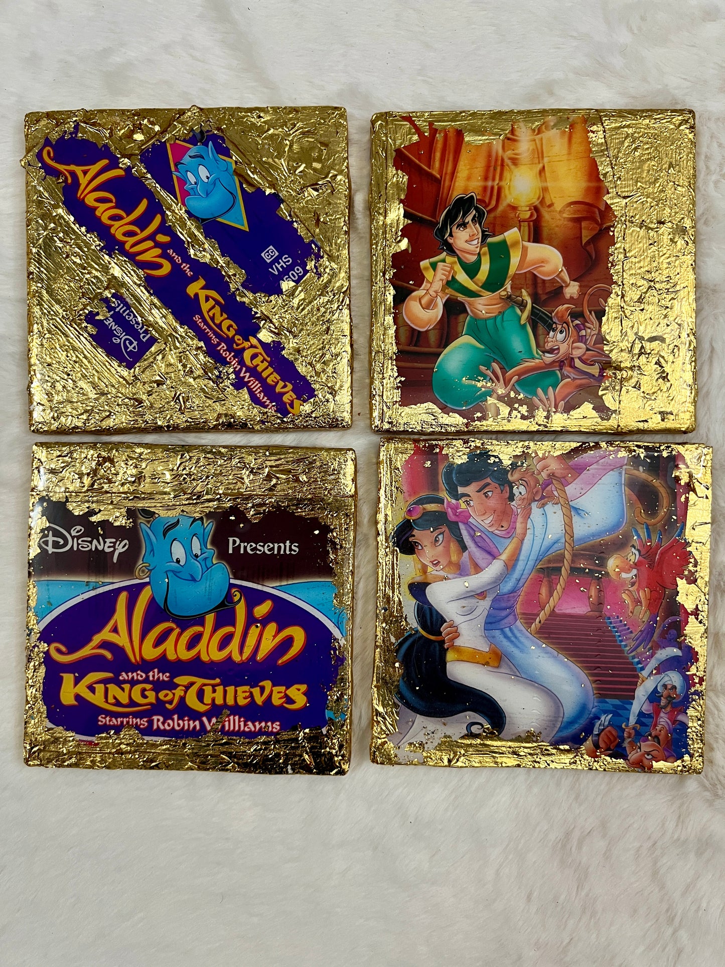 Aladdin VHS Coaster Set