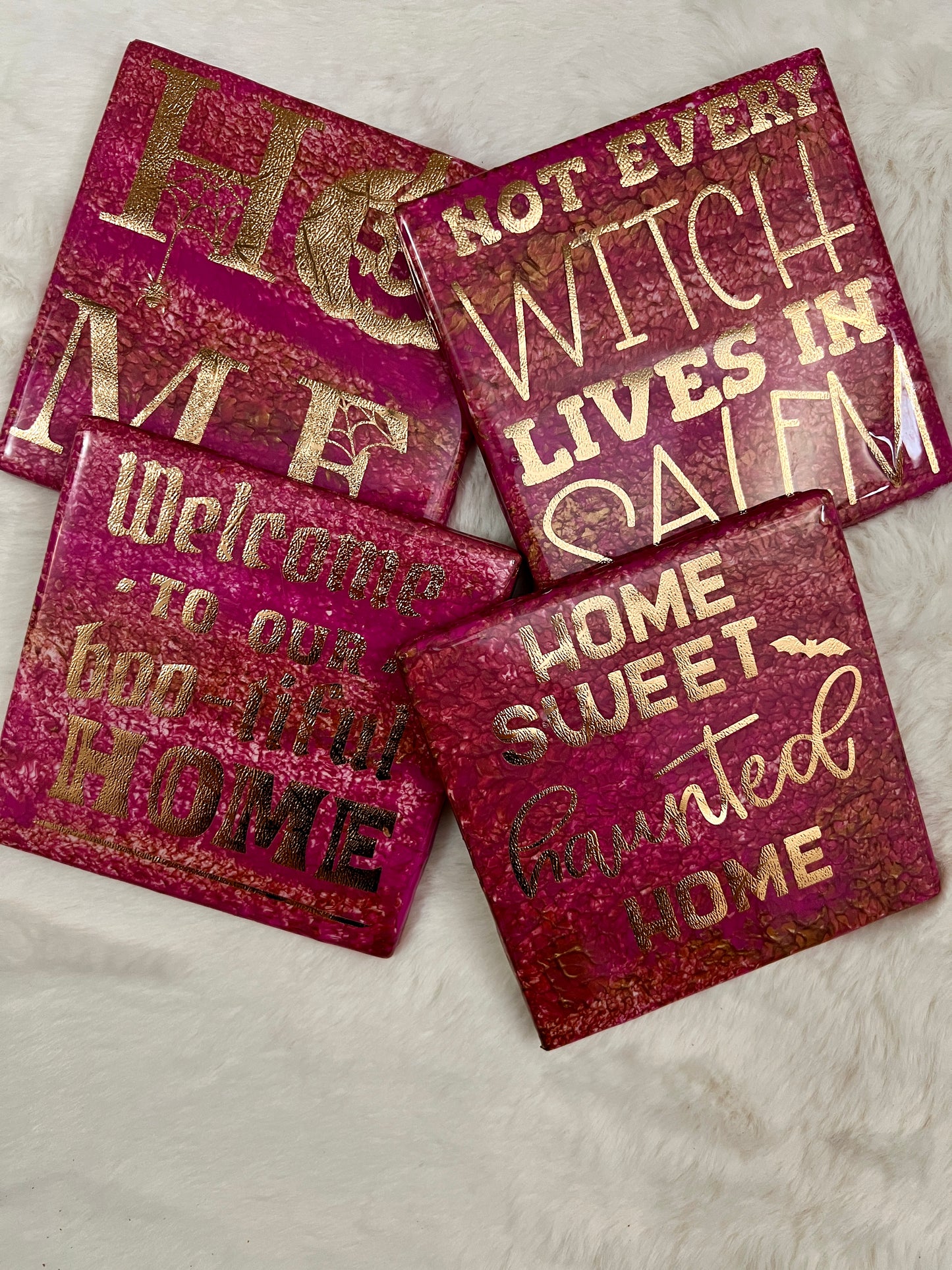 Home Sweet Salem Coaster Set
