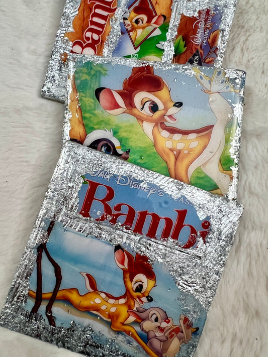 Bambi VHS Coaster Set