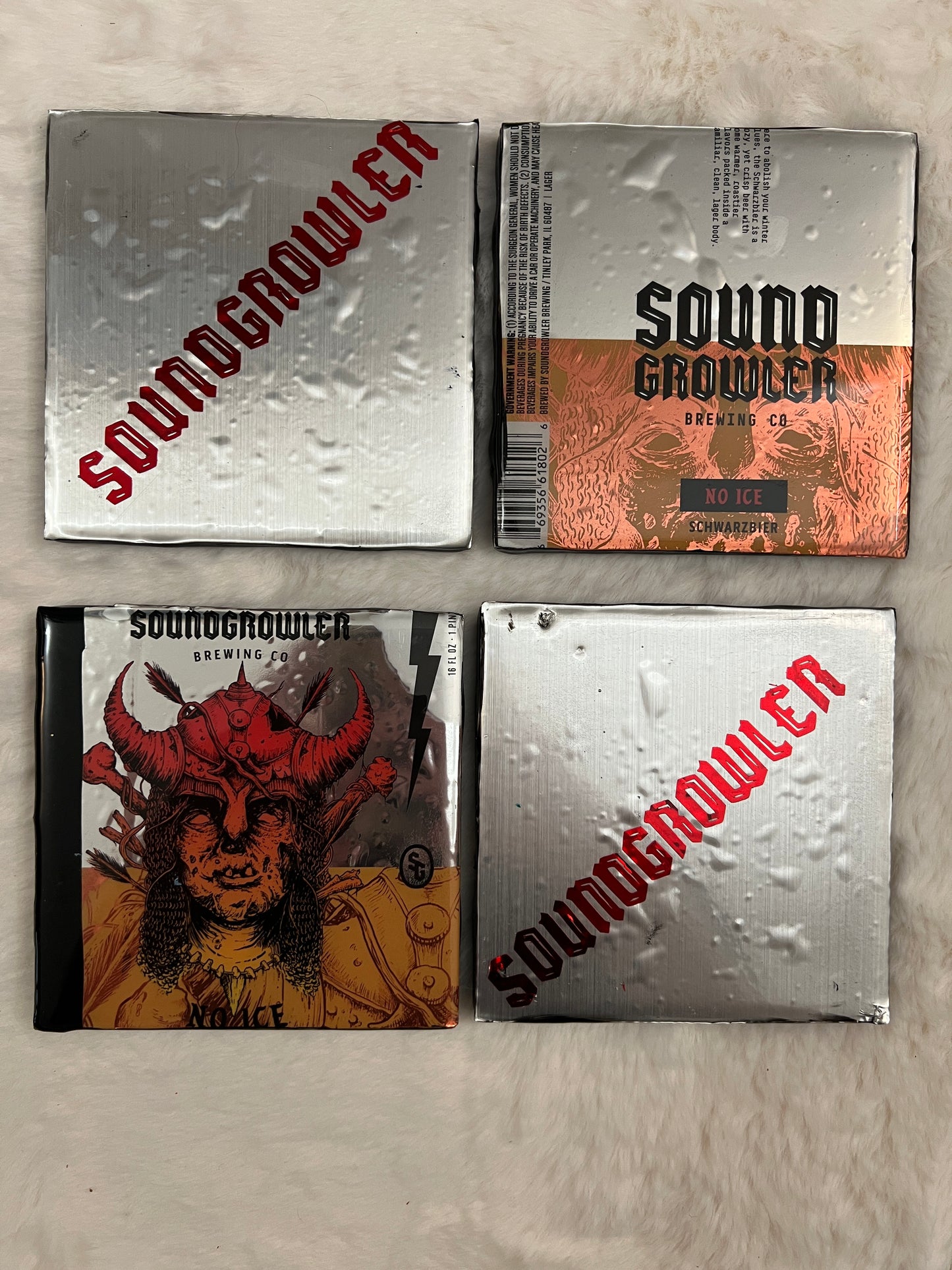 Soundgrowler Brewing - No Ice Coaster Set