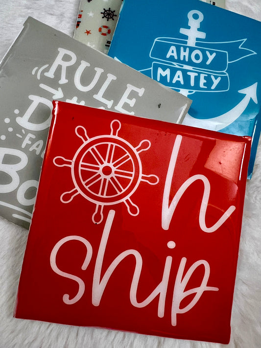 Oh Ship! Coaster Set