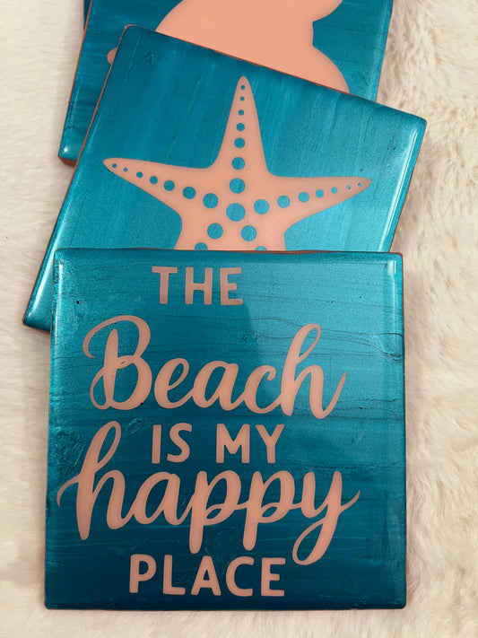 Beach Life Coaster Set