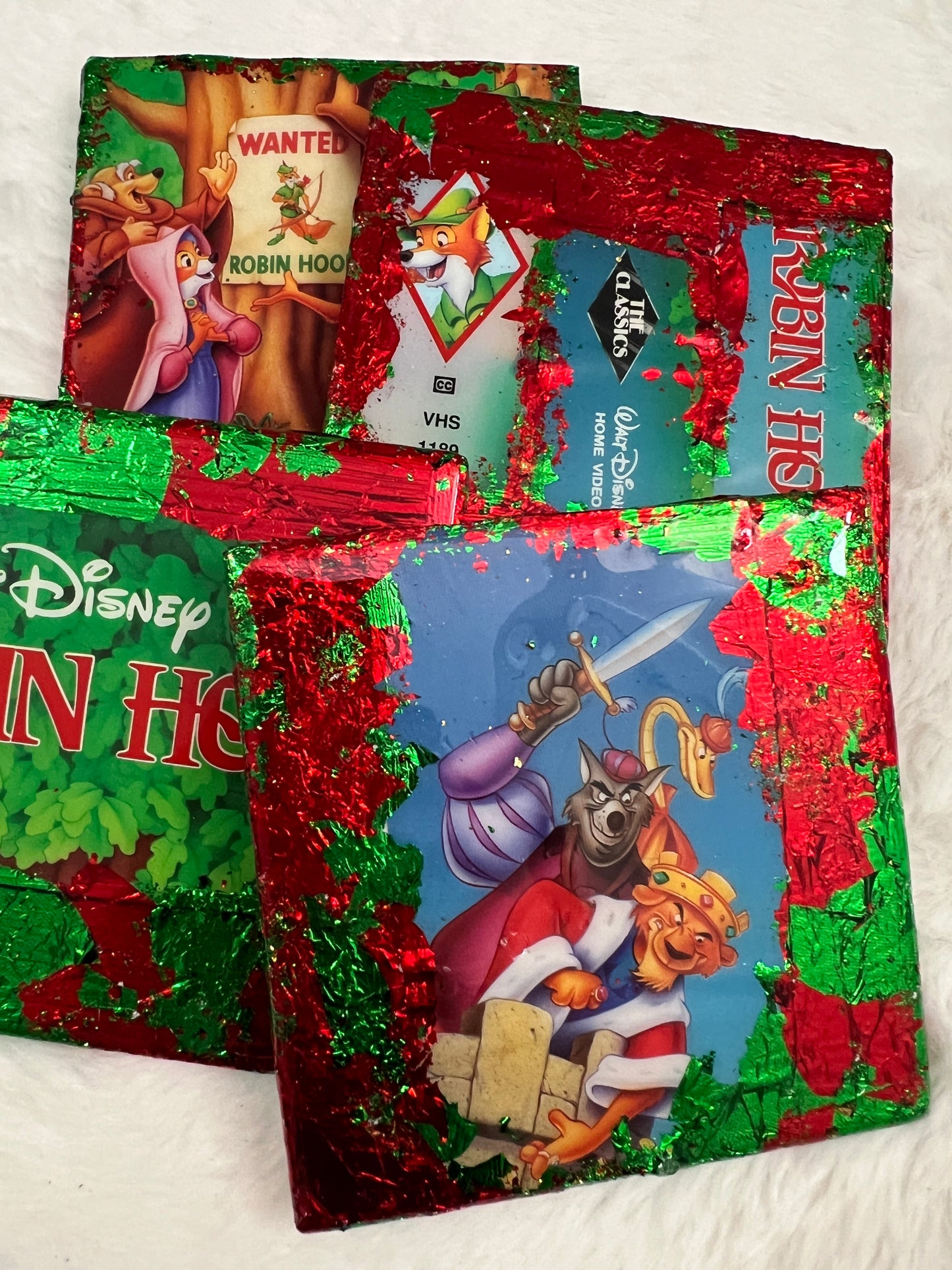 Robin Hood VHS Coaster Set
