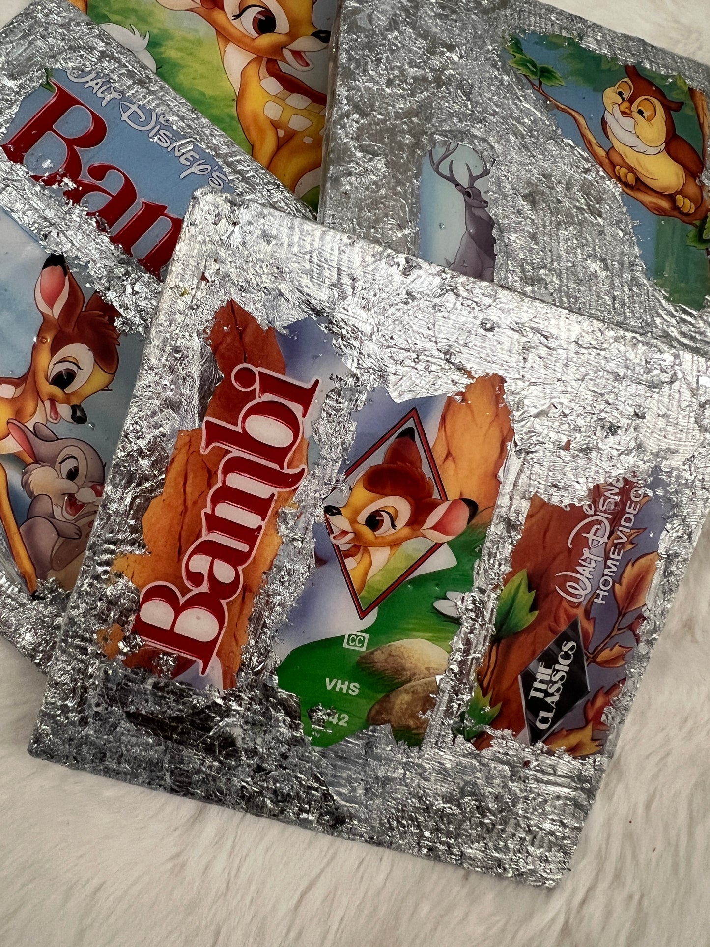 Bambi VHS Coaster Set