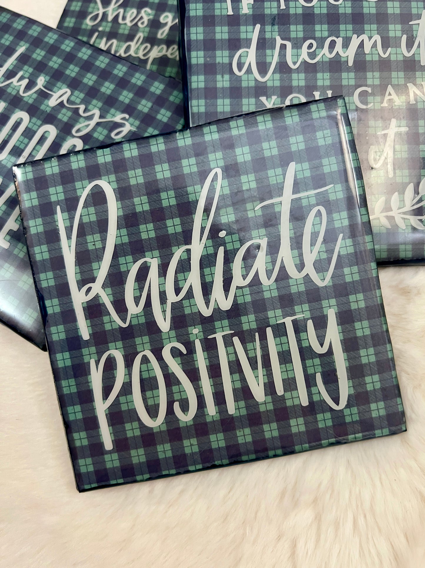 A Positive Way Coaster Set