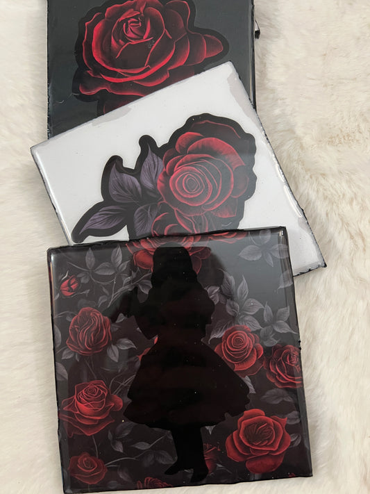 Simply Alice Coaster Set