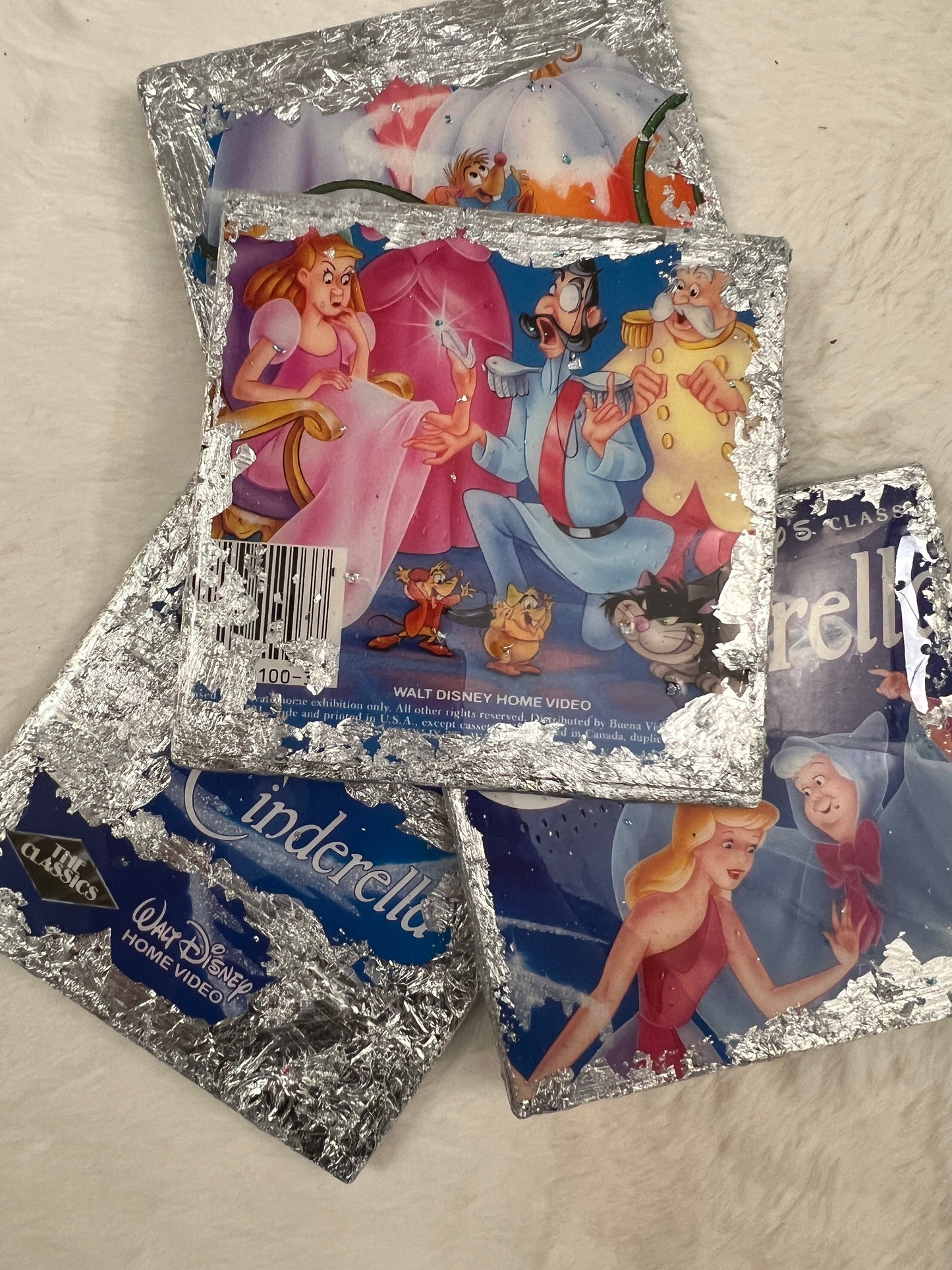 Cinderella VHS Coaster Set