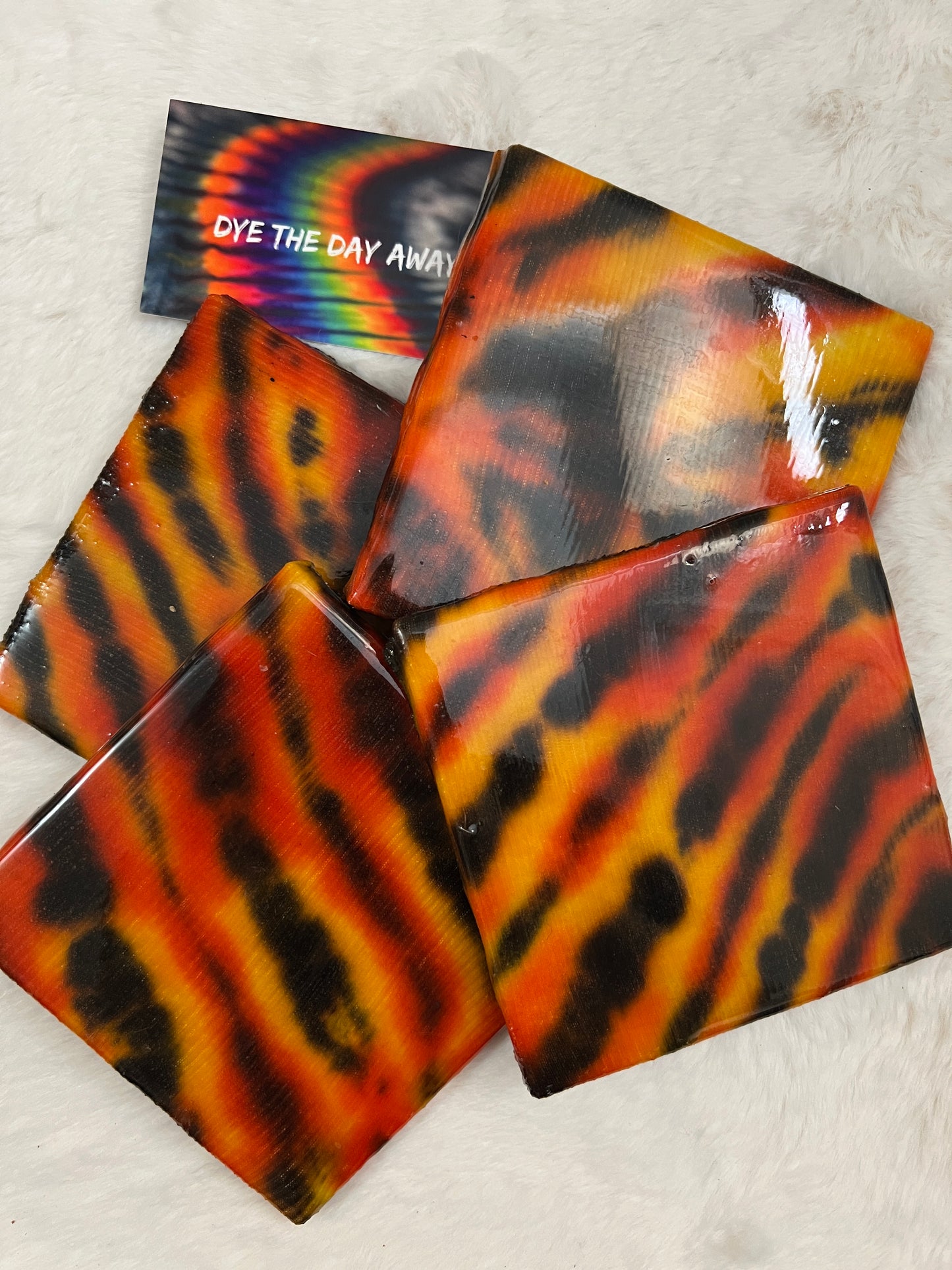 Tie Dye Coaster Set