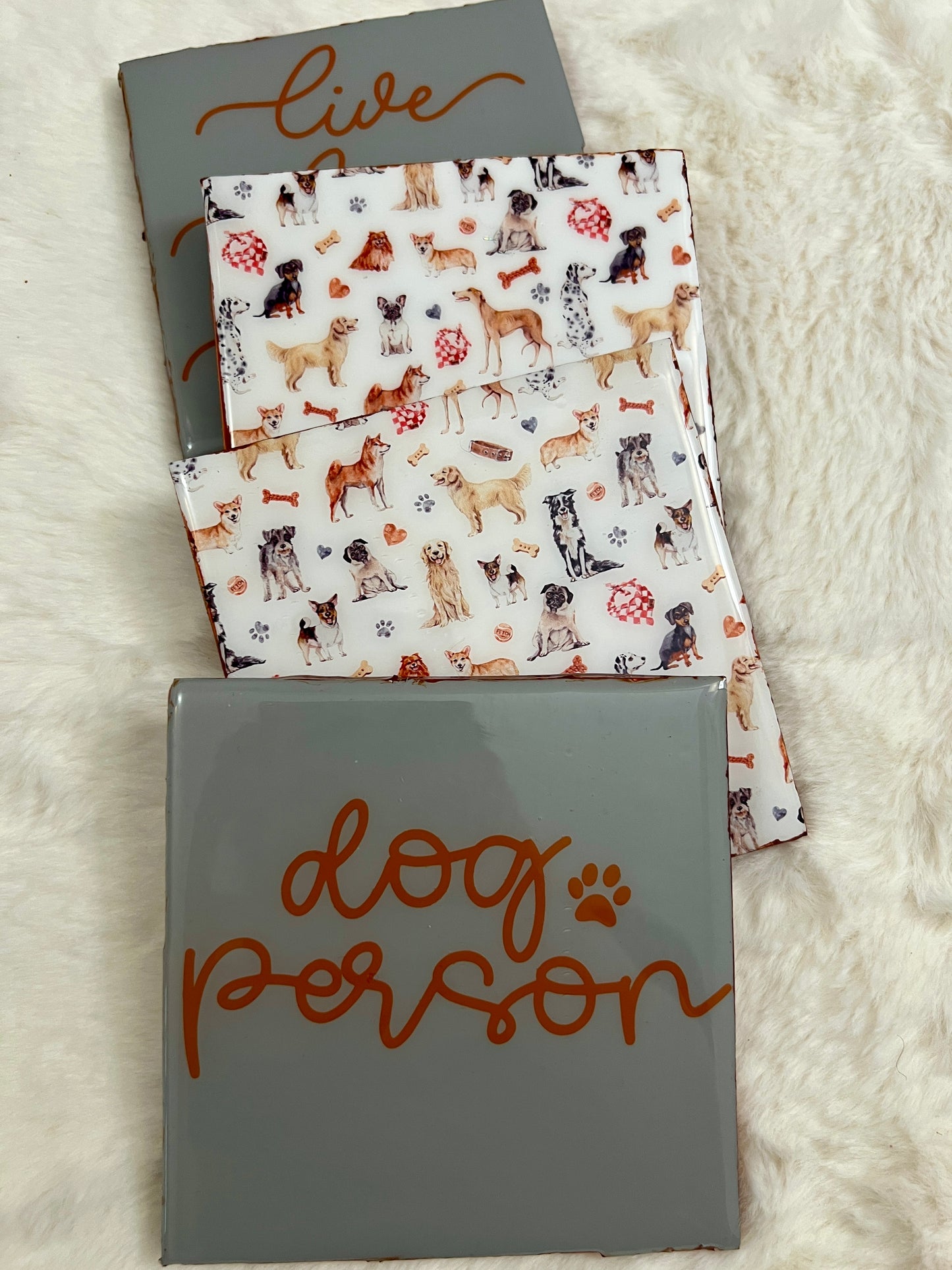 Dog Person Coaster Set
