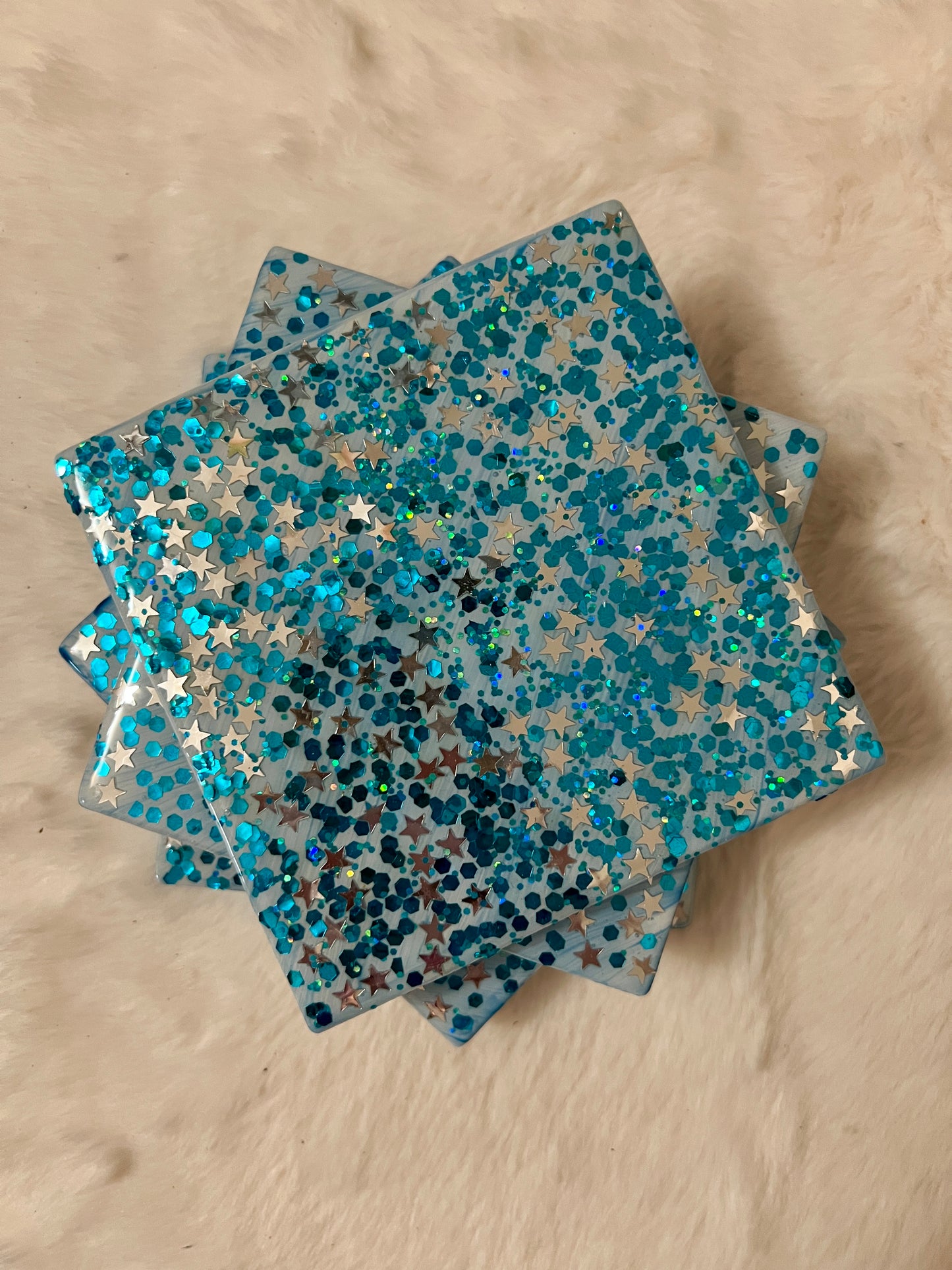 Sparkle & Stars Coaster Set