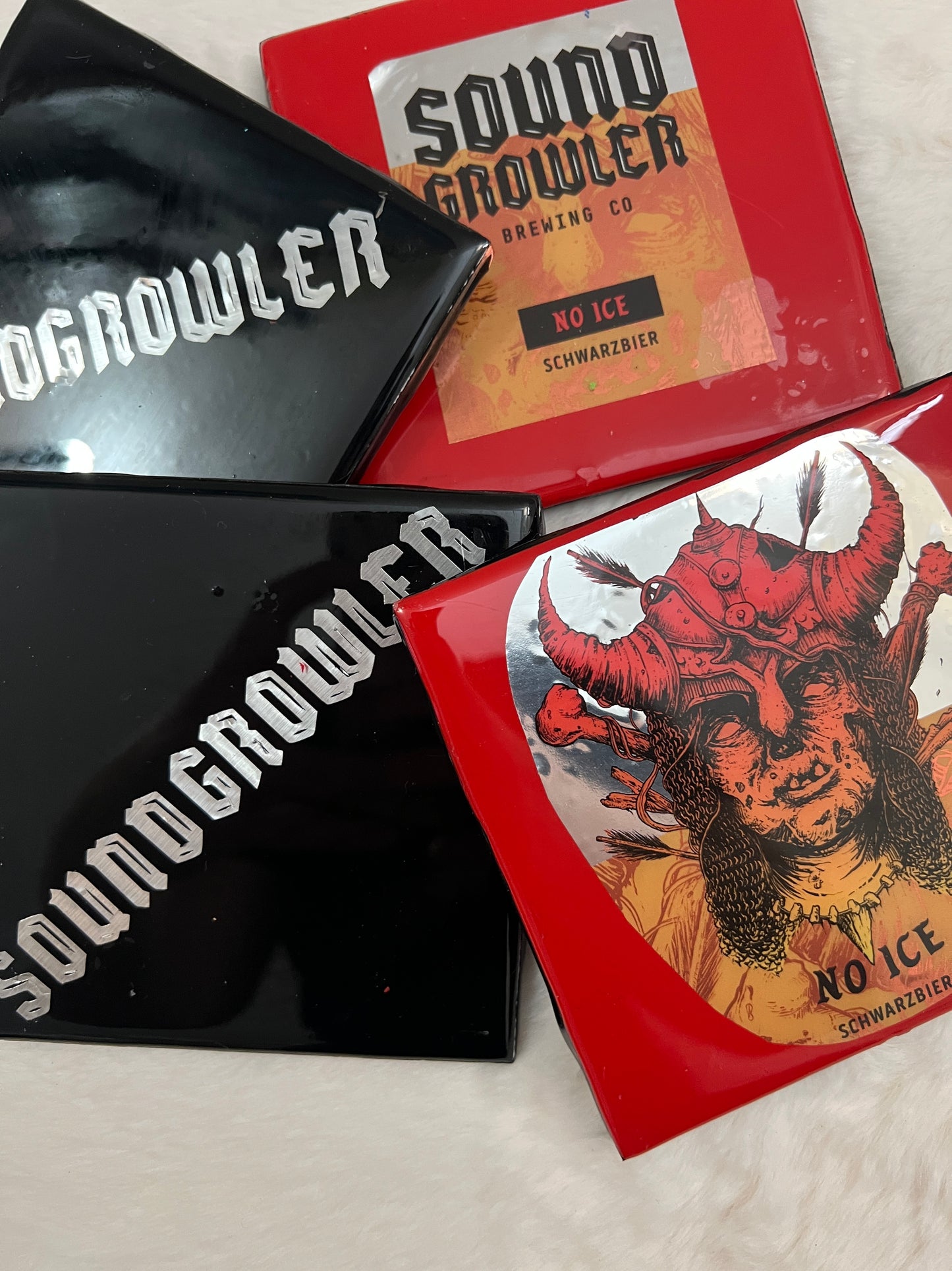 Soundgrowler Brewing - No Ice Coaster Set