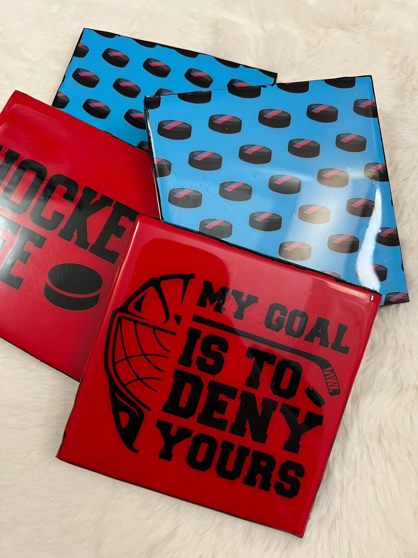 Hockey Life Coaster Set