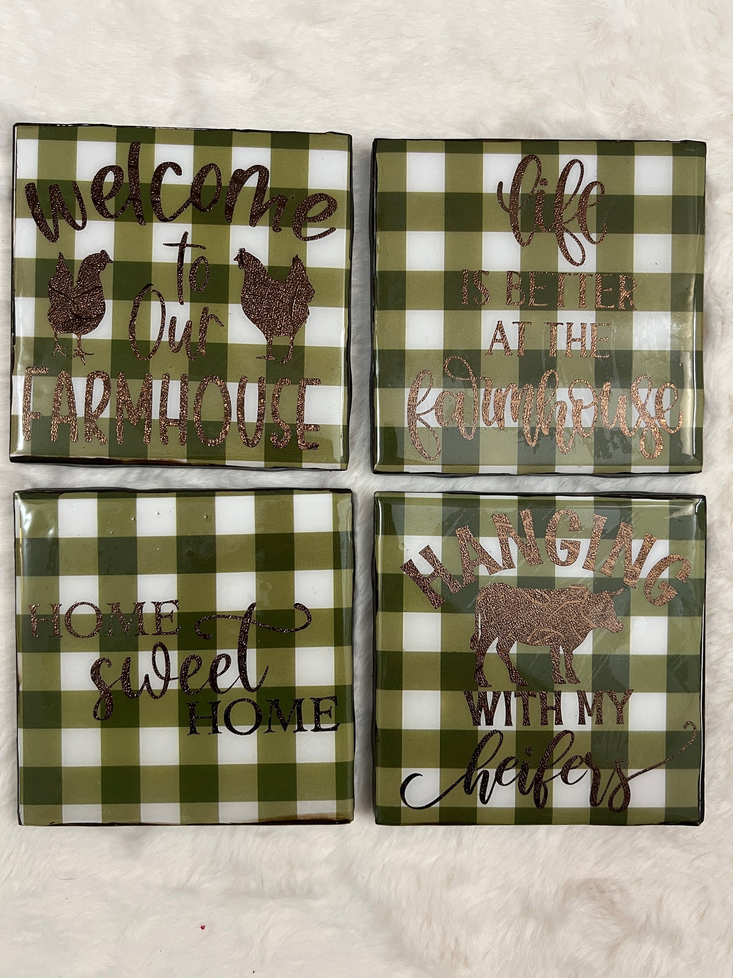 Farmhouse Living Coaster Set
