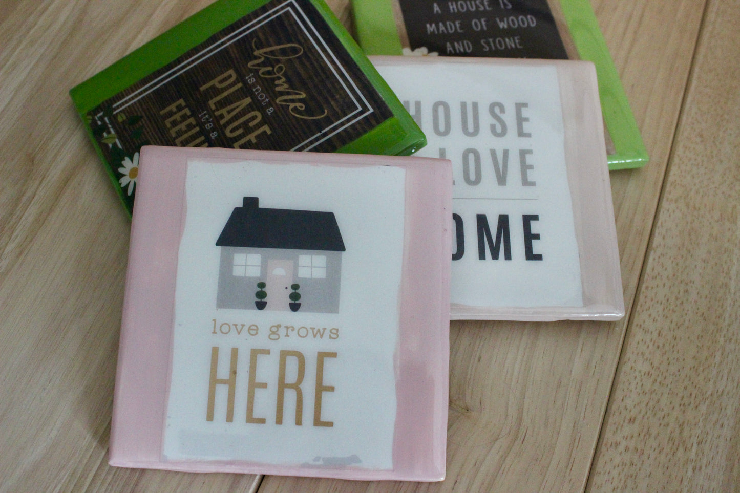 House & Home Coaster Set