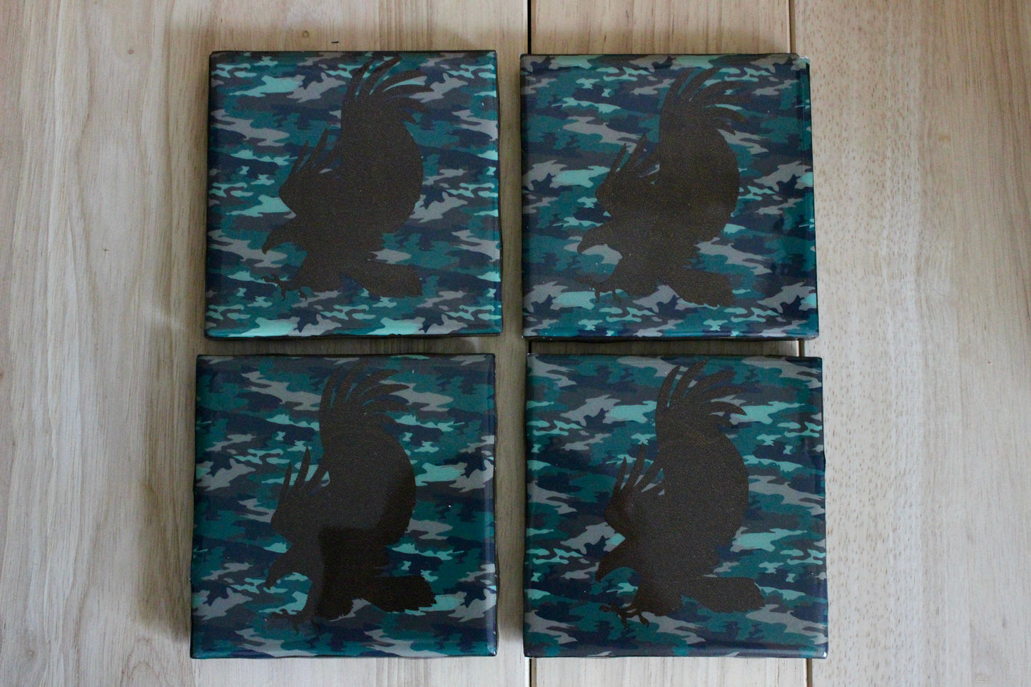 Camo Eagle Coaster Set