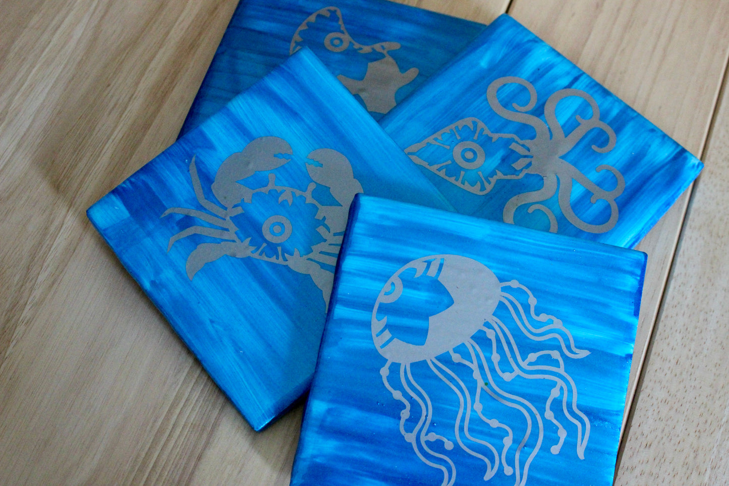 Ocean Life Coaster Set