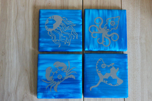 Ocean Life Coaster Set