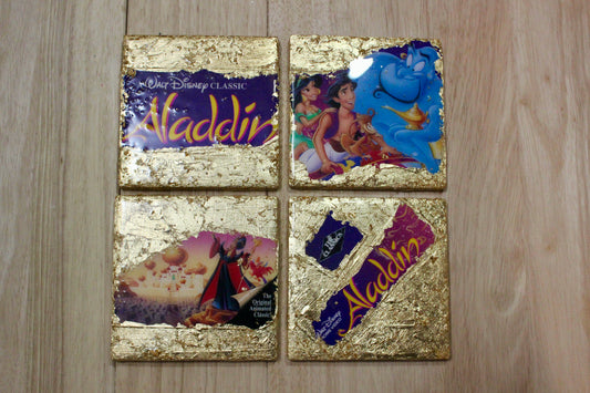 Aladdin VHS Coaster Set