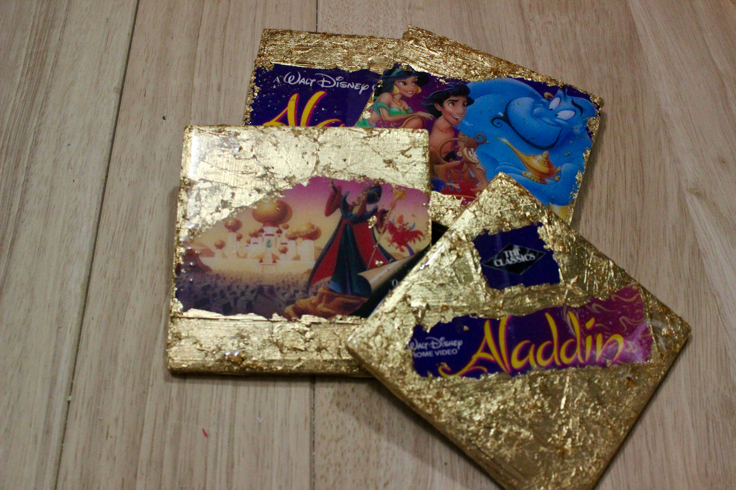 Aladdin VHS Coaster Set