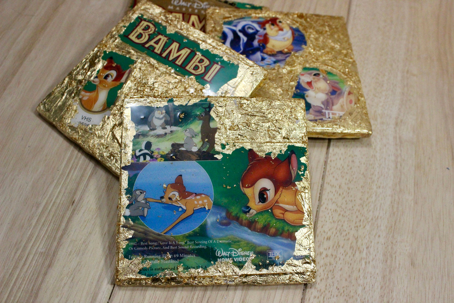 Bambi VHS Coaster Set