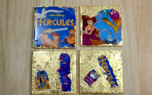 Hercules VHS Coaster Set